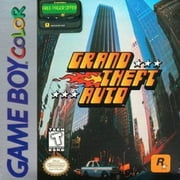 Restored Grand Theft Auto (Nintendo GameBoy Color, 1999) Racing Game (Refurbished)