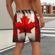 thumbnail image 5 of Pantalones Cortos para Hombre de Cintura Elástica con Bolsillos Pantalones de Playa de Impresión Casual, Poliéster Ligero de Moda para la Primavera Verano Al Aire Libre Y el Uso Diario, 5 of 5