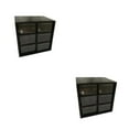 thumbnail image 3 of relayinert Plastic Functional And Stylish Jiugongge Storage Drawer - Easy Access With Multiple Colors black Six Palaces Grid 2Set, 3 of 6