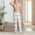 thumbnail image 6 of Lsque Dachshund Dog Print Men's Pajama Pants, Lounge Pant - Comfortable Home Wear,Elastic Waistband, Stylish Design-Large, 6 of 9