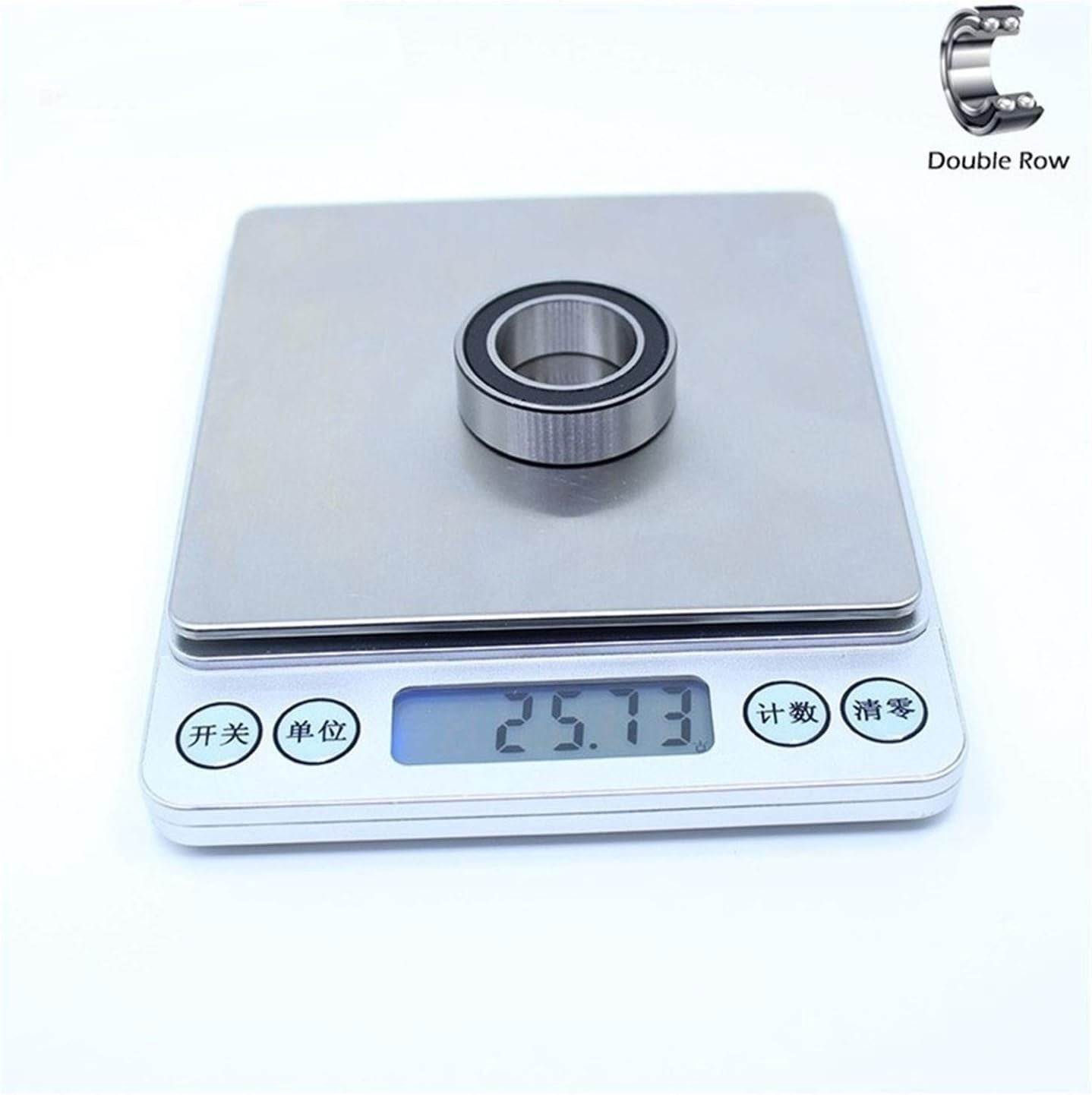 63804 3804 RS 3804-2RS Hybrid Ceramic Bearing 20 * 32 * 10 mm 1 PC Double Row Sealed Angular Contact Si3N4 Ball Bearings