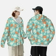 thumbnail image 6 of Balery Cute Sloth on Floral Tree Men's Women's UPF 50+ Sun Protection Lightweight Hoodie Performance Long Sleeve Shirt for Fishing Running-3X-Large, 6 of 9