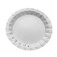 thumbnail image 6 of Balsa Circle 25 Silver Geometric Round 9" Metallic Disposable Dinner Paper Plates Tableware, 6 of 8