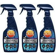 3 Pack - 303 Graphene Nano Spray Coating - Next Level Carbon Polymer Protection - Enhances Gloss and Depth - Reduces Water Spotting - Extreme Hydrophobic Protection, 15.5 fl oz
