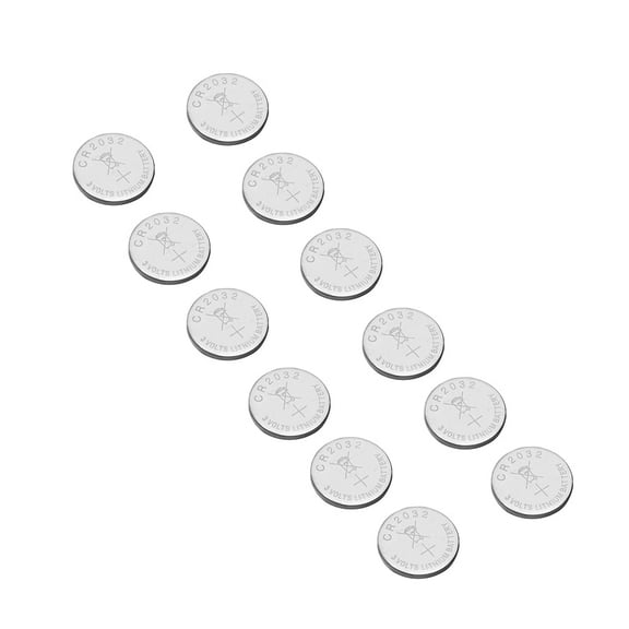 Efavormart 12 Pack CR2032 Battery 3 Volt Lithium Battery Coin Button Cell - BULK PACK