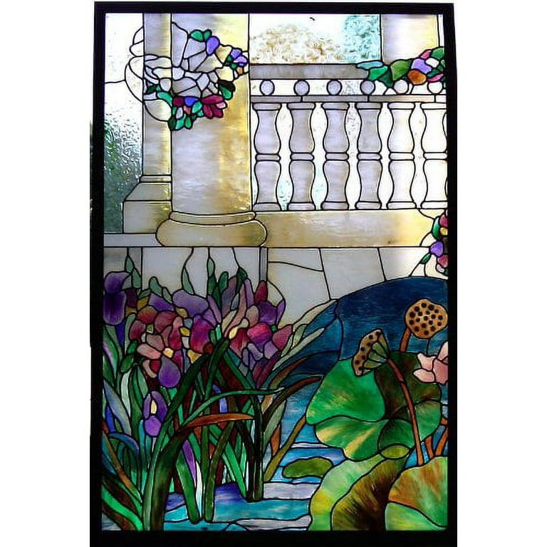 using Plaid Gallery Glass paint  Stained glass window film, Stained glass  paint, Faux stained glass