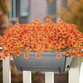 thumbnail image 5 of Artificial Fall Flowers for Outdoors, 20 Bundles Faux Plants No Fade Plastic Shrubs Autumn Decor Farmhouse Home Garden Thanksgiving (Fall Orange), 5 of 5