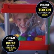 Ambassador Electronic Arcade Claw Crane Machine, Carnival & Party Fun, 10 Capsules Included, Ages 6+