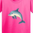 thumbnail image 4 of Inktastic Cute Blue Dolphin Youth T-Shirt, 4 of 5