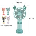 thumbnail image 2 of Mini portátil de la fan del PDA, fan con pilas recargable del USB con la base, 2 of 6