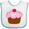 thumbnail image 3 of Inktastic Cupcake Girls Baby Bib, 3 of 4