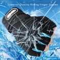 thumbnail image 3 of Guantes Deportivos ANGGREK Nylon Robusto Medio Dedo para Moto Levantamiento de pesas Azul Claro, 3 of 8