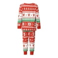 thumbnail image 5 of Fiomva Family Matching Pajamas Christmas Pjs Holiday Nightwear Sleepwear Sets Long Sleeve Pjs Santa Claus Xmas Pjs Set, 5 of 10