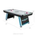 thumbnail image 3 of Triumph, Blue-Line 7' Air-Powered, Hockey Table and Two Hockey Pushers and Two Pucks, 84 Inches, 3 of 12
