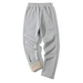thumbnail image 5 of Jamicy Mens Winter Fashion 2025 Pants Men's Fleece Pants Winter Warm Joggers Pants Active Sherpa Lined Sweatpants, 5 of 5