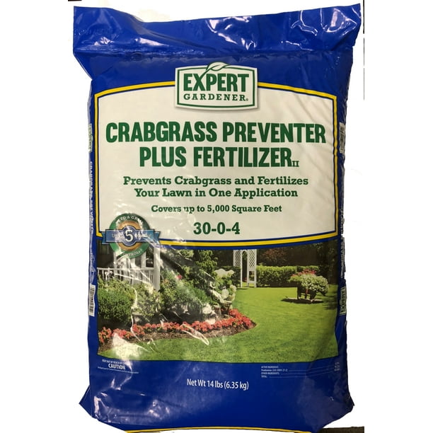 Expert Gardener Southern Weed Feed Lawn Fertilizer Weed Control Covers 10 000 Sq Ft Walmart Com Walmart Com