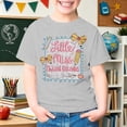 thumbnail image 2 of SGMVNU Girls Third Grade T Shirts Short Sleeve Crew Neck Relaxed Fit Graphic Shirt Tops Back to School Clothes, Size 5-6 Years, Grey, 2 of 7