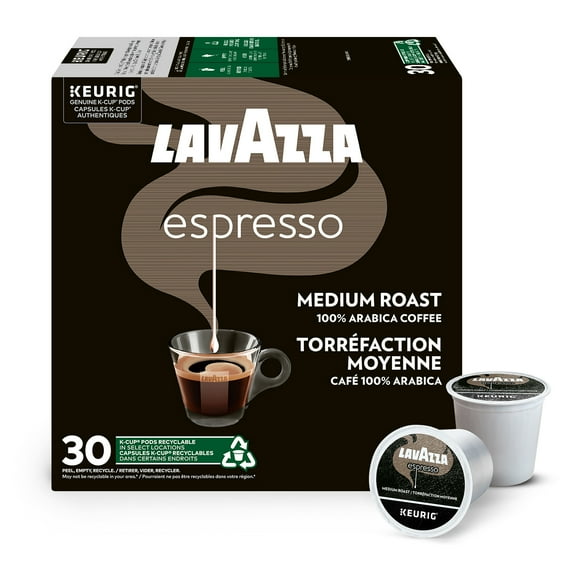 Lavazza Espressso, Medium Roast, K-Cup Coffee Pods, 30 pods