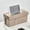 Brown, variant on Yardvibe 2-in-1 Cable Management Box, 5.9"x12.6"x5.7" Cord Organizer Box for Home & Office, Pet Friendly Cable and Power Strip Protector Box, Wire Hider for Desk (Brown)