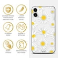 thumbnail image 4 of Case Yard iPhone-11 Case Clear Soft & Flexible TPU Ultra Low Profile Slim Fit Thin Shockproof Transparent Bumper Protective Cover Drop Protective Cell Phone Cases (Daisy Wheels), 4 of 8