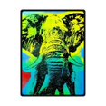 thumbnail image 1 of RYLABLUE Elephant Fleece Blanket Throw Blanket 58x80 inches, 1 of 1