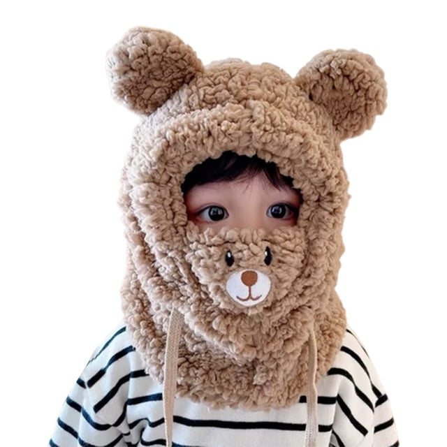 Kids Warm Knitted Winter Hat With Ear For Outdoor Activities