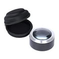thumbnail image 5 of Nilvkv Magnifier Glass Five Times Cylinder Three Led Lights Optical White Glass Lenses Elderly Reading with 2 Cr2016 Model Batteries, 5 of 6