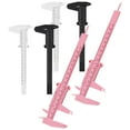thumbnail image 1 of IFANLANDOR 6Pcs Eyebrow Rulers Plastic Measuring Calipers for Accurate Makeup Application, 1 of 7