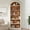 White Brown, variant on Fnova 78" Bookshelf, Farmhouse Tall 6-Tier Arched Bookcase, Wood Display Shelf Book Shelf Organizer for Living Room, Bedroom, Entryway