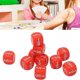 thumbnail image 3 of Teaching Dice Set,20Pcs Fraction Dice Class Set Acrylic,6 Sided Math Fraction Dice, Red, 3 of 5
