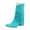 Green, variant on Wide Calf Cowboy Cowgirl Riding Boots for Women with Long Fringe Boho Studded Suede Pointed Toe Knee High Western Tall Boots Yellow Size 7