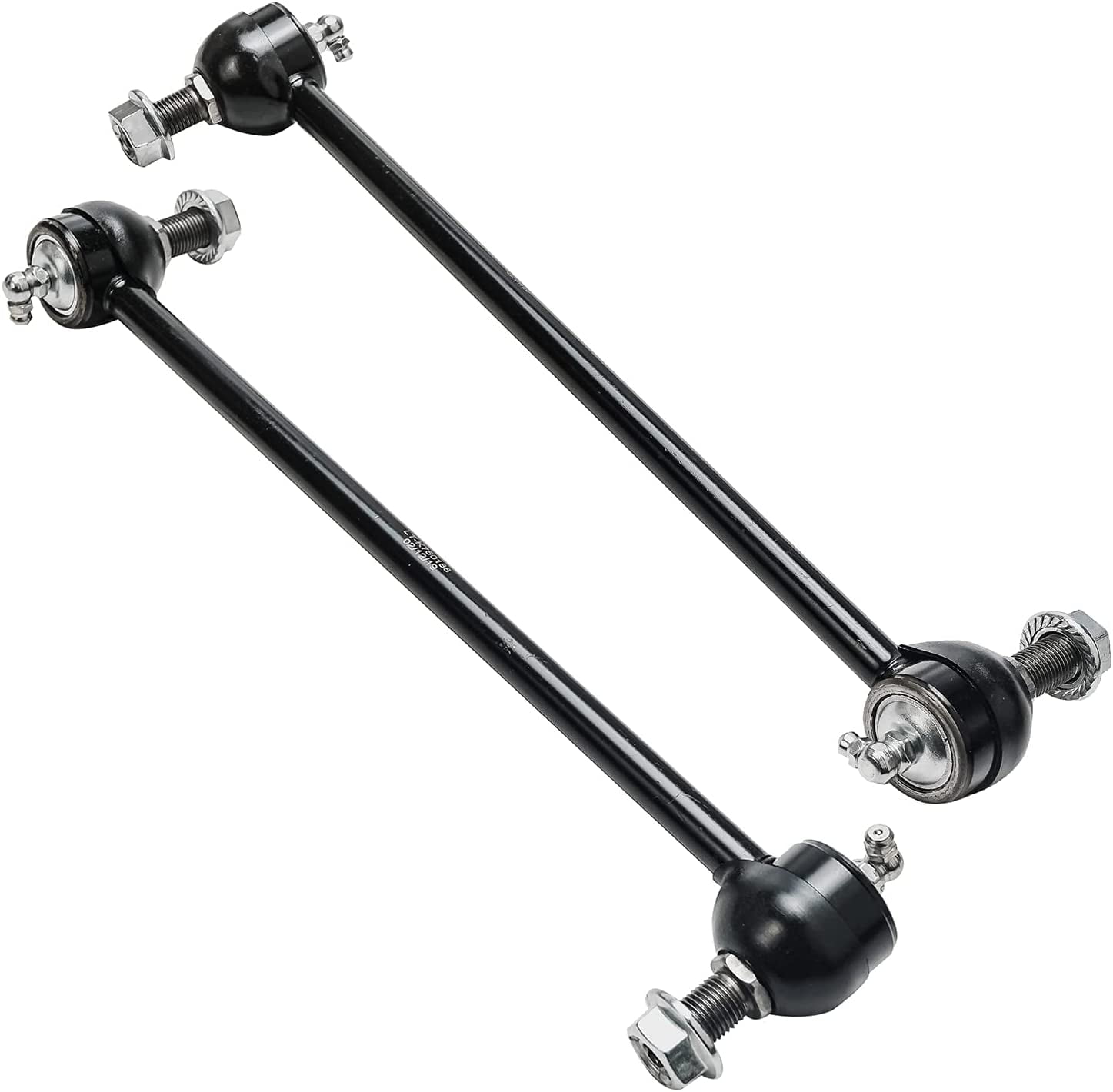 Detroit Axle - Front Lower Control Arms for 2010-2017 Chevy Equinox GMC Terrain 2.4L, 2011 2012 2013 2014 2015 2016, 2 Lower Control Arms w/Ball Joints, 4 Tie Rods, 2 Sway Bar Links Replacement