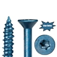 thumbnail image 2 of 5/16" x 3-1/4" Blue Ruspert Coated Star Flat Head TorqueMaster Masonry Screws, 2 of 6