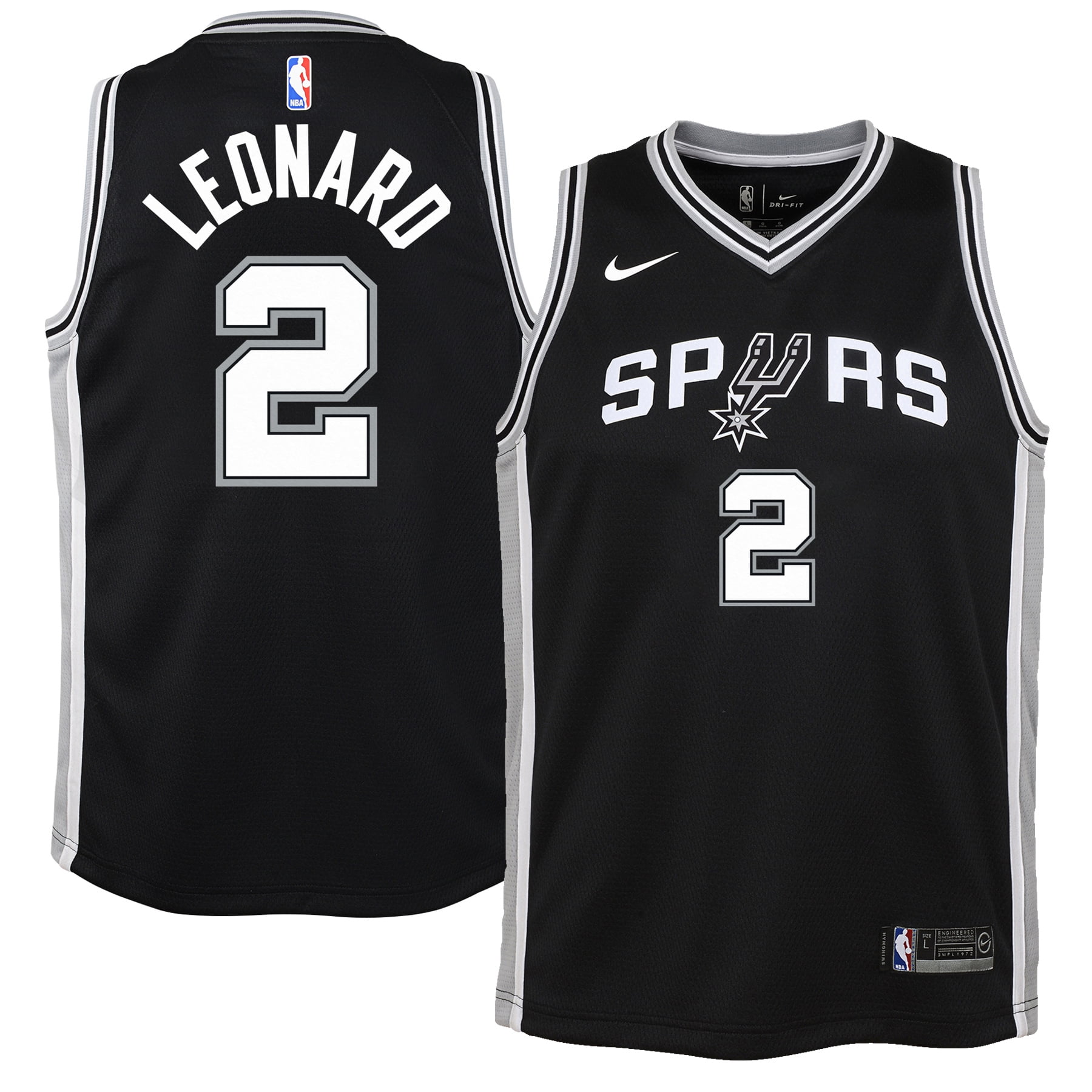 kawhi leonard jersey black and gold