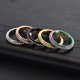thumbnail image 5 of Fidget Anxiety Ring Drive Away Your Anxiety Stainless Steel Spinner Fidget Band Rings Cubic Zirconia Relieving Anxiety Rings, 5 of 5