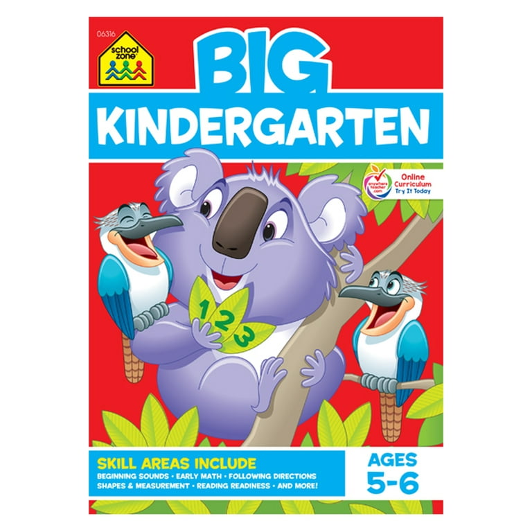 SCHOOL ZONE: Big Kindergarten (Workbook) (Paperback