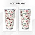 thumbnail image 3 of KLL Vintage Christmas Reindeer Print 40oz Stainless Steel Insulated Car Cup with Spillproof Lid - Keep Your Drink Hot or Cold on the Go-Straw Two-piece Set, 3 of 8