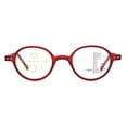 thumbnail image 3 of 2 Pairs of New Anti-Blue Light Multifocal Round Reading Glasses For Women and Men Red Presbyopic Glasses Spring Hinge Progressive Readers +1.00, 3 of 4