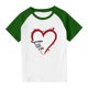 thumbnail image 3 of Blusas y camisas de manga corta con cuello redondo para niños y niñas, blusa de manga corta con estampado de cuello redondo, 3 of 7