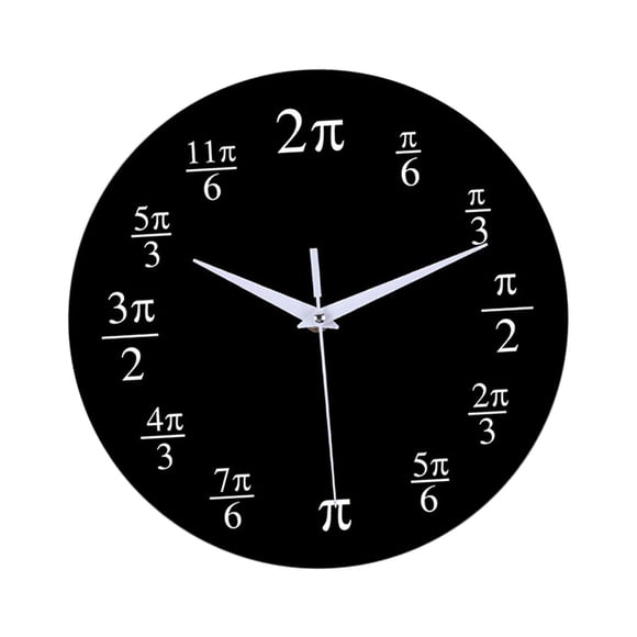 Reloj de pared grande silencioso sin tictac de 12 pulgadas, silencioso y sin tictac, decorativo para Calificación