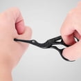 thumbnail image 3 of Nose Hair Scissors Ear Hair Remover Trimmer Curved Mustache Nose Scissors Stainless Steel Rounded Tip Shears For Beard Eyebrows Facial Hair Unisex(1pc, 3 of 5