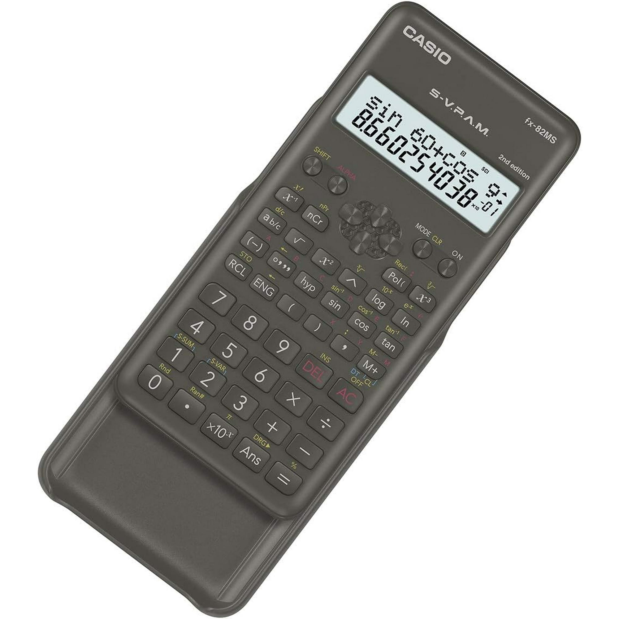 Casio FX 82MS 2 Scientific Calculator Battery Operated Grey AA Walmart