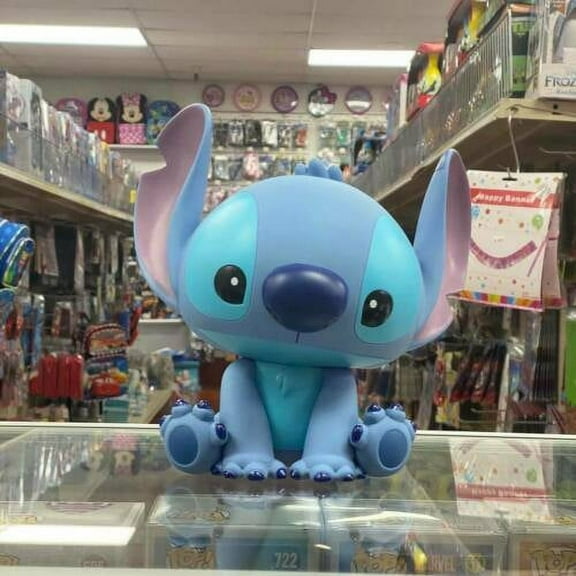 Stitch 10" PVC Molded Plastic Figure Coin Bank Piggy Bank