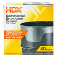thumbnail image 2 of HDX Commercial Drum Liner Industrial Strength With Easy Tie Flaps - 55 Gal. 40pc, 2 of 6