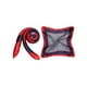 thumbnail image 5 of INSPIRAR CHIC 2Pcs 19.6"x19.6" Bufandas de Satén Cuadradas para Mujeres, Pañuelo para la Cabeza, Envoltura para el Cabello, Bufanda de Cuello Roja Azul y Azul Oscuro 50*50cm, 5 of 5