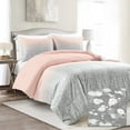 thumbnail image 2 of Lush Décor Blue and Gray, Ombre Polyester Comforters, King, (2 Counts), 2 of 11