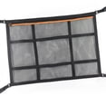 thumbnail image 1 of Riwesomey Bolsillo de red de almacenamiento para techo de coche, bolsa de red de carga Interior para techo de coche, bolsa de almacenamiento portátil para Ventana automotriz No.02 Riwesomey VI001260-02, 1 of 6