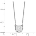thumbnail image 2 of Avariah Diamonds Solid 10kw White Gold Tiny Circle Block Initial Letter G Necklace - 18" Chain, 2 of 5