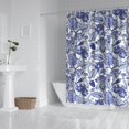 thumbnail image 2 of Modern Botanical Floral Bathroom Curtain, 72x72 Polyester with Hooks, Aesthetic Watercolor Flower-Inspired Decor, 2 of 5