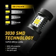 thumbnail image 2 of AUXITO 1156 LED Bulbs BA15S P21W 7506 LED Light Bulbs 6000K White Replacement for Backup Reverse Light Bulb Tail Light, 2 of 7